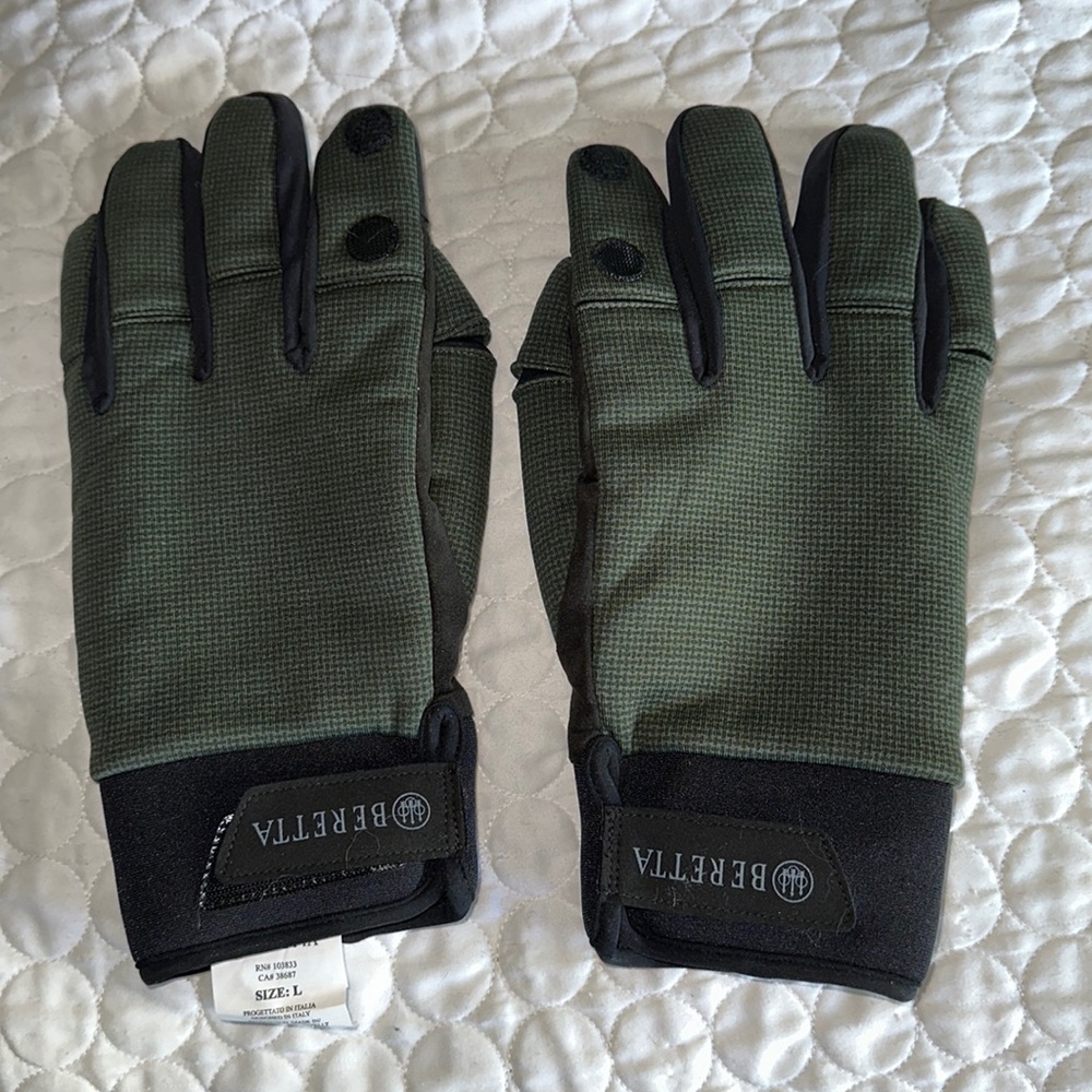 Beretta men’s gloves L NEW
